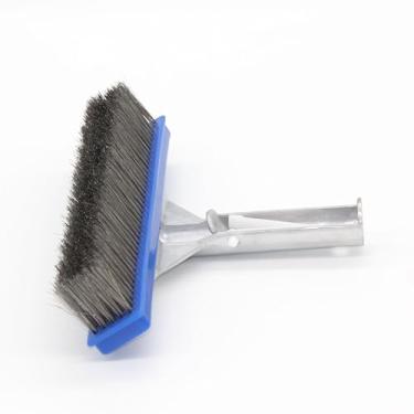 Imagem de Ganador Pool Supplies Escova de piscina de cerdas de aço inoxidável profissional de 25 cm - Esfregamento resistente para superfícies de piscina de concreto/gunite para fácil remoção de manchas de