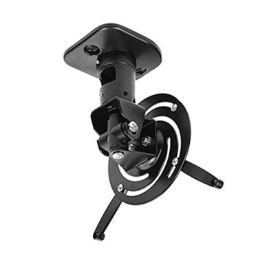 Imagem de Suporte para projetor D-Mount Universal Full Motion Tilt giratório alumínio projetor montado no teto rack 13,6 kg Pprojector Mount (Cor: Branco)