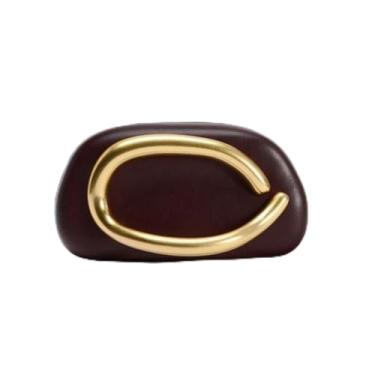 Imagem de Bolsa Clutch Carteira De Mão Madrinhas Casamento Festa Luxo Formatura Couro Social Evento