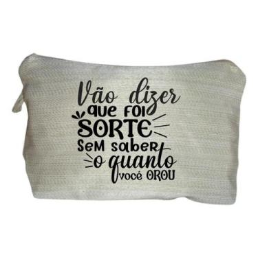 Imagem de Necessaire Personalizada Motivacional Presente Criativo - LARANJA E MI