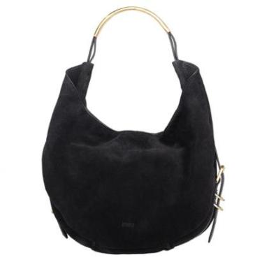 Imagem de Bolsa Feminina Schutz Hobo Jack Couro Camurça 500182884-Feminino