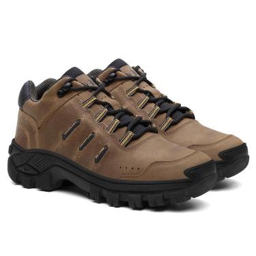 Imagem de Bota Adventure Masculina Couro Premium com Palmilha Anatômica e Estilo Urbano Moderno-Masculino