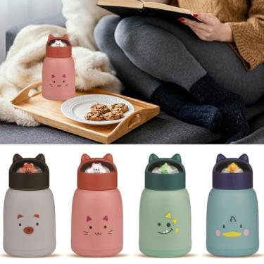 Imagem de Copo de vidro selado de alta temperatura com tampa e manga de silicone reutilizável (azul)