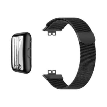 Imagem de Pulseira De Metal Para Huawei Watch Fit 1/2/3/4 Protetor De Tela TPU F