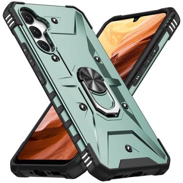 Imagem de SORAKA Capa para Samsung Galaxy A54 5G com suporte para anel,PC rígido e TPU macio,proteção dupla 2 em 1,compatível com suportes magnéticos para carros