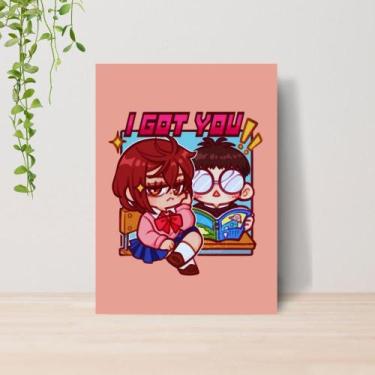 Imagem de Quadro Dan da Dan Anime A4  Placa MDF 04 - Lomi Art