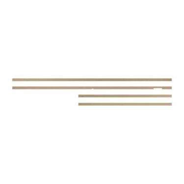 Imagem de Moldura para Smart TV 75" The Frame Pro - Samsung, Bege amadeirado