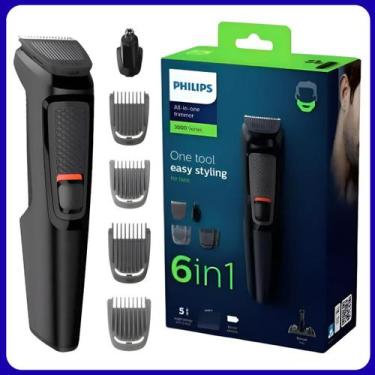 Imagem de Aparador Philips Multigroom 3000 MG3711 15 6 em 1 Recarregável Bivolt 
