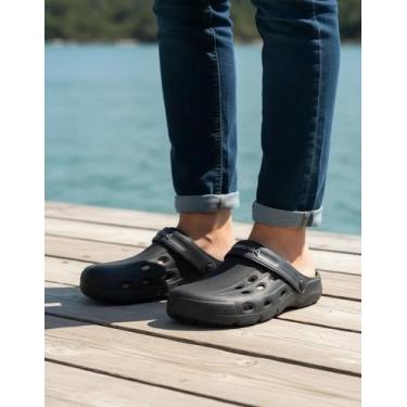 Imagem de Sandália Ortopédica Boaonda Adventure Super Leve  Conforto, Preto, 37