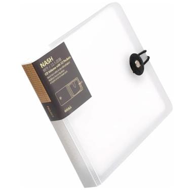 Imagem de 12 Saco De Cd Carteira De Caixa Suporte De Armazenamento Disco Fichário De Bolso Titular Do Caso Organizador De Lixo Tecido Não Tecido Armazenar Caixa De Armazenamento Branco