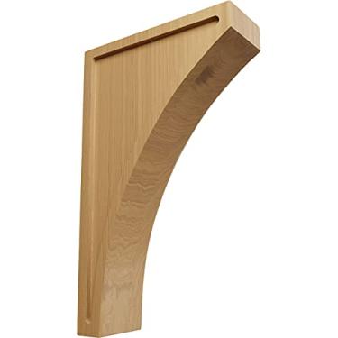 Imagem de Ekena Millwork Corbel de madeira CORW03X08X14LWCH, 7,6 cm L x 21,3 cm P x 35,5 cm A, cereja