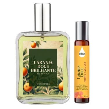 Imagem de Perfume Laranja Doce Brilhante Homem 100Ml + Óleo Essencial