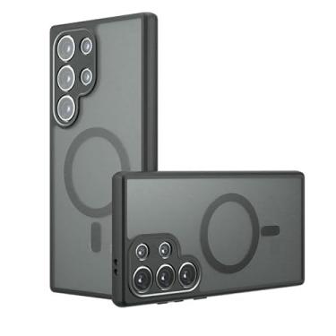 Imagem de Kukoufey Capa compatível com Nubia Red Magic 11 Pro, compatível com MagSafe, compatível com ZTE Nubia Red Magic 11 Pro+ NX809J capa de celular magnética integrada antichoque preta