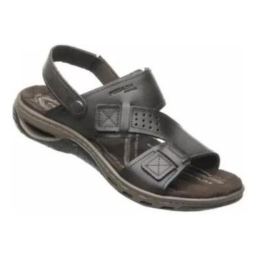 Imagem de Sandália Masculina Pegada Couro Legitimo  Amortecedor 31662 , Brown, 4