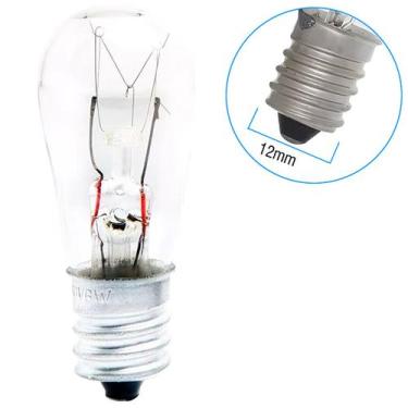 Imagem de Lâmpada Rosca Fina Base Soquete E12 Luz Quente 220v Abajur - Evolvere