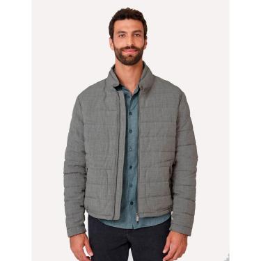Imagem de Jaqueta Dudalina Masculina Puffer Alfaiataria Cinza Escuro Mescla-Masculino