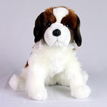 Imagem de Saint Bernard Dog - terapia de animais de pelúcia para pessoas com cuidados com a memória do envelhecimento e cuidadores