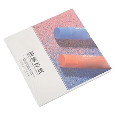 Imagem de Cryfokt Papel de Pintura Pastel a óleo, Fácil Coloração, Brilhante, Sensação de Mão, Polpa de Madeira Pura para Amantes de Desenho, Mídia Mista, Sketchbook (15x15cm)