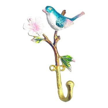 Imagem de Llazsybz Cabideiro Decorativo de Parede em Formato de Pássaro, Feito de Metal, Ideal para Pendurar Roupas, Toalhas E Bolsas, Estilo B