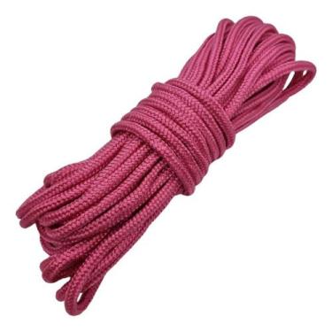 Imagem de Corda Náutica De Polipropileno 6mm Com 15 Metros (Pink)