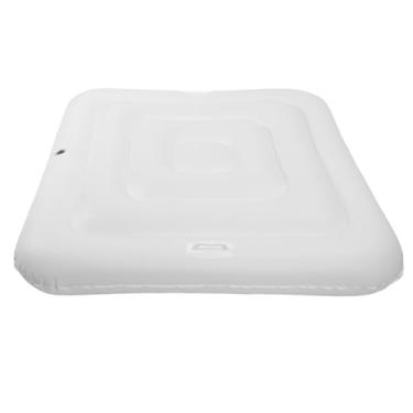 Imagem de LiebeWH Tampa Inflável da Banheira de Hidromassagem, Tampa Dobrável da Piscina Dos Termas Prova de Poeira do Pvc, Economia de Energia para Banheiras Quadradas Exteriores 130cm