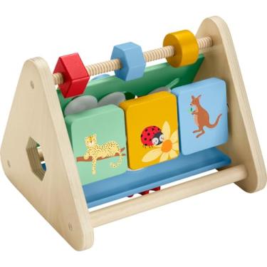 Imagem de Fisher-Price Brinquedo para Bebês Triângulo de Atividades de Madeira para crianças a partir de 6 meses