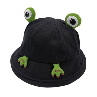 Imagem de Chapéu de pescador Cute Frog Anime Folding Sun Frog - Yiweisai
