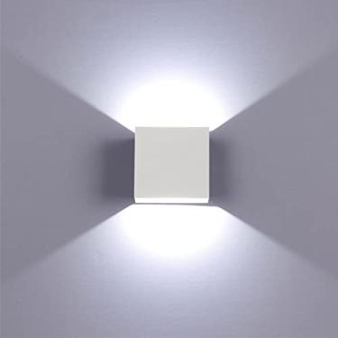 Imagem de Luzes de parede LED, lâmpada de parede de alumínio inovadora, chips de LED premium, fácil de instalar, para casas, salas de estar, quartos, escadas com escopo de decoração multifuncional