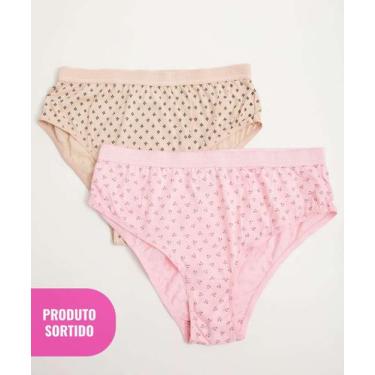 Imagem de Calcinha Sortida Feminina Cintura Alta Marisa-82238, Sortido, GG