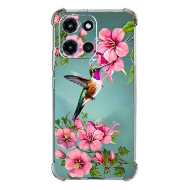 Imagem de Beaucov Capa para Moto G Play 2026, beija-flor, azul, proteção contra quedas, à prova de choque, capa protetora de corpo inteiro resistente a arranhões para Motorola Moto G Play 2026