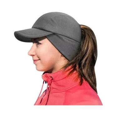 Imagem de Boné De Inverno Feminino Com Refletor E Protetor De Orelha, Estilo Bas