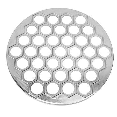 Imagem de RiToEasysports Molde de Ravioli Fabricante de Pelmeni de Liga de Alumínio Com 37 Furos para Bolinhos Caseiros, Design Compacto de 15 Onças Com Armazenamento Suspenso para Cozinha do Leste Europeu