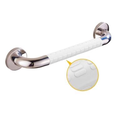 Imagem de uhyOHF Barras de apoio de banheiro, barra de apoio para vaso sanitário - corrimãos para deficientes para chuveiro, barra de segurança de escada para idosos - Alça de segurança de chuveiro resistente