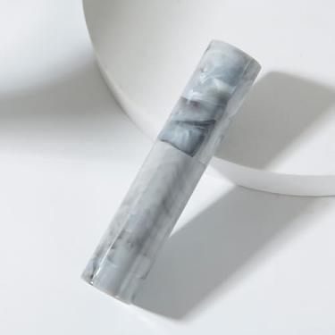 Imagem de Frasco de perfume atomizador de mármore de 10 ml para viagem, dispensador de colônia recarregável vazio, mini frasco atomizador portátil de perfume recarregável para homens e mulheres, Cinza, 0.3