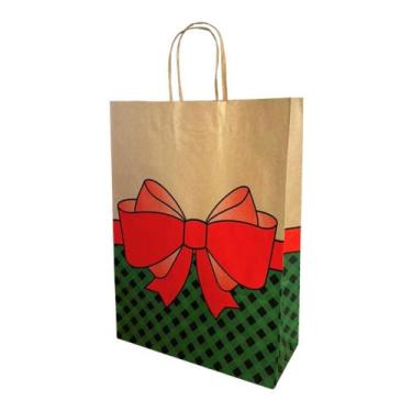 Imagem de Kit 10 Sacola Modelo Presente De Natal 2025 Vários Tamanhos - DB, (291