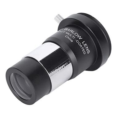 Imagem de aqxreight Ocular de Ampliação de Filme Fino Roxo de Banda Larga Multicamadas de Alta Definição Lente Barlow Telescópio Astronômico Visualização de Acessórios Fornece Fornecer Detalhes Mais