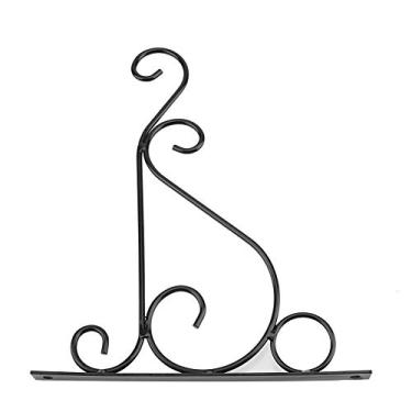 Imagem de LiebeWH Suporte de Planta de Metal, Suporte de Ferro Durável para Pendurar Lanternas, Alimentadores de Pássaros e Sinos de , Perfeito para Decoração de Jardim Interno e Externo (Preto)