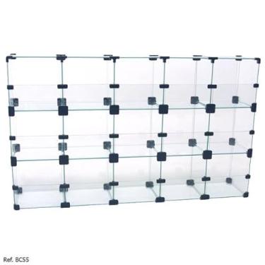 Imagem de Baleiro Expositor Modulado em Vidro - 1,00 x 0,60 x 0,20