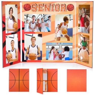 Imagem de Dunzoom Porta-retrato de basquete para idosos, presentes noturnos, basquete, fotografias de 10 x 15 cm, presentes noturnos, fotografias de 8 molduras, presentes de formatura para decoração de festa