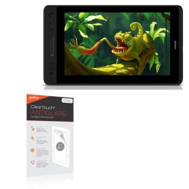 Imagem de BoxWave Protetor de tela compatível com Huion KAMVAS Pro 12 GT-116 - ClearTouch antirreflexo (pacote com 2), película fosca anti-impressão digital