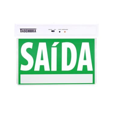 Imagem de Placa De Saída Emergência Led Taschibra Face Única Verde