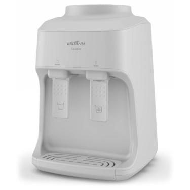 Imagem de Bebedouro Aquaplus Compatível Com Galão 10L Ou 20L Britânia Branco Bivolt