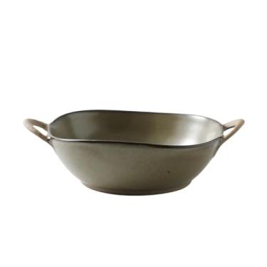 Imagem de GTIANHE-TAN Tigelas de sopa resistentes de 7 polegadas com alças seguras para forno, tigelas de sopa de cebola francesa, tigelas de macarrão profundas resistentes ao calor para família, utensílios de