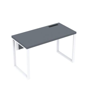 Imagem de Mesa Plataforma Unica 120x60 Pe40 Grafito-branco