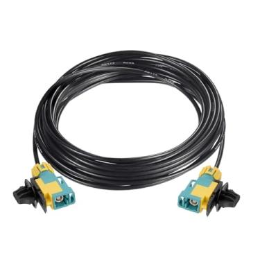 Imagem de Bingfu Fakra Z Cabo de extensão de antena fêmea para fêmea 5 metros para áudio automotivo GPS FM AM Sirius XM 4G LTE Bluetooth