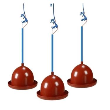 Imagem de Kit 3 unidades Bebedouro Frango Aves Galinha Pendular Automatico