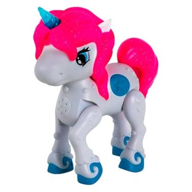 Imagem de Brinquedo Bebê Unicórnio Com Luz E Som Diversão Brincadeira Cor:Rosa