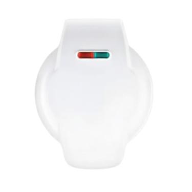 Imagem de Máquina De Donuts Elétrica Portátil Rápida E Prática Antiaderrente 110V Assa 7 Mini Rosquinhas Confeitaria Premium (Branco)