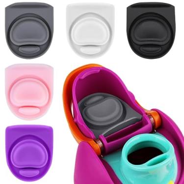 Imagem de ZONBBEE Tampa de substituição de vedação de borracha compatível com tampa de bico Owala Freesip16/19/24/32/1,134 g, 5 peças de junta de garrafa de água, tampa de silicone, inserção, tampa, acessórios