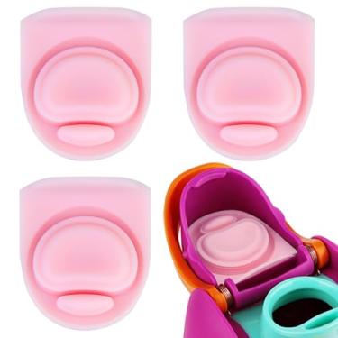 Imagem de ZONBBEE 3 peças de rolha de substituição de vedação de borracha compatível com Owala Freesip16/19/24/32/1,134 g, tampa de bico de vedação de silicone para garrafa de água, acessórios de peças (rosa)